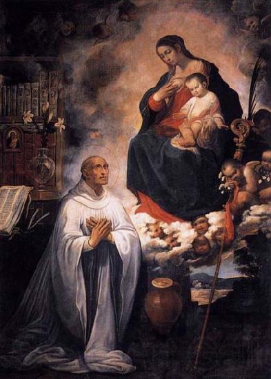 ROELAS, Juan de las Vision of St Bernard Spain oil painting art